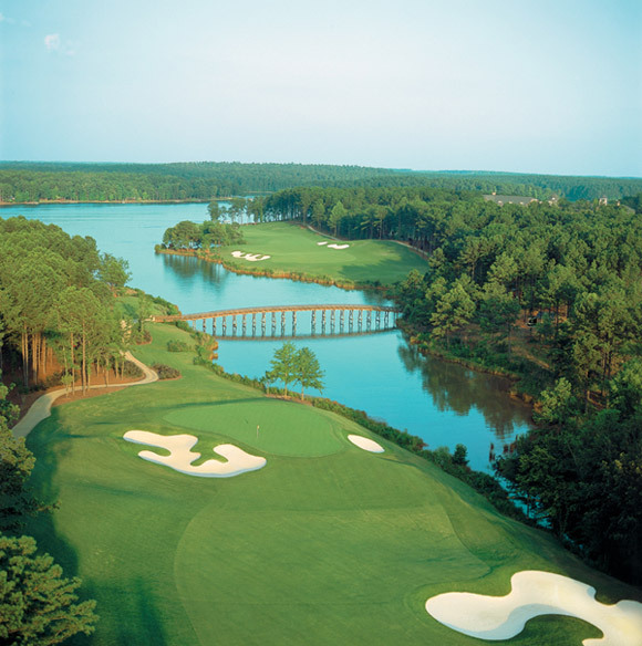 Oconee golf course at Reynolds Plantation - holes 17 and 18