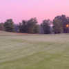 A sunset view of hole #9 at Brookfield Country Club.
