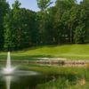 A view over the water of a hole at Smoke Rise Country Club.