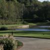 A view of a green with water coming into play at Bear's Best Atlanta.