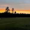 Sunset view from a tee at Bear Creek Golf Club.