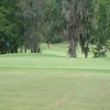 A view of green #1 at Country Oaks Golf Course