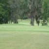 A view of green #1 at Country Oaks Golf Course