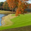 A view of the 18th fairway at Houston Lake Country Club