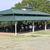 A view of the outdoor pavilion at Fort Benning Golf Course