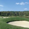 A view of hole #12 guarded by bunkers at Brasstown Valley Resort