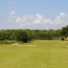 A view of the 18th hole at Quitman Country Club