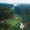 National's Bluff Nine at Reynolds Plantation: Aerial view of #2 & #3