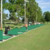A view of the driving range tees at Taylor's Creek Golf Course