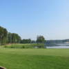 The 4th fairway and green at Cobblestone Golf Course 