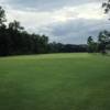 A view of a tee at Laurel Island Links