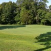 A view of a green at The Fields Golf Club.