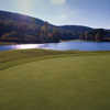 A view from the green surrounded by water at  Orchard Golf & Country Club