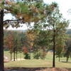 An autumn view of the 17th hole at Sugar Hill Golf Club