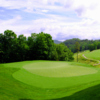 A view of the 15th green at Waterfall Golf Club