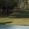 A view of a green with water coming into play at Athens Country Club