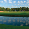 A view over the water of a hole at Whitewater Creek Country Club (ClubCorp)