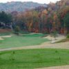A fall view from a tee at Bear's Best
