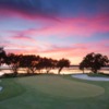 A view of a well protected hole from Plantation at Landings Club