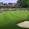 A view of the 18th hole on Atlanta Athletic Club's Highlands Course, host of the 2011 PGA Championship.