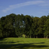 A view of a green at Chicopee Woods Golf Course