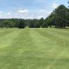 A view of a green at Cedar Valley Golf Club.
