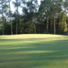 A view of a green at Evans Heights Golf Club.