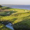 A view of a well protected green at Ocean Forest Golf Club.