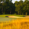 A sunset view of a green at Georgia Club.