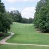 A view of a tee at RiverPines Golf Course.