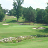A sunny day view of a green at the Country Club of Gwinnett.