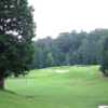 A view of a well protected green at Sugar Hill Golf Club.