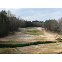 No. 14 at Jennings Mill Country Club in Bogart, Georgia, is a downhill par 4.
