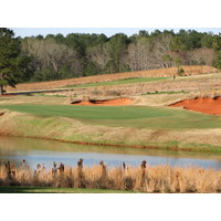 No. 3 at the Golf Club at Cuscowilla outside Eatonton, Georgia, is a pretty par 3 over water.