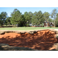 The Golf Club at Cuscowilla in Eatonton, Ga., has distinctive, red-clay bunkers.