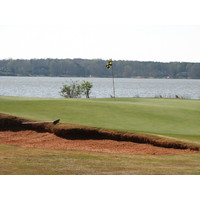 The greens at the Golf Club at Cuscowilla in Eatonton, Georgia, has pristine bentgrass greens.