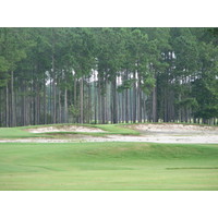No. 4 at the Lakes Golf Course at Laura Walker State Park in Waycross, Ga., is a dogleg right guarded by bunkers.