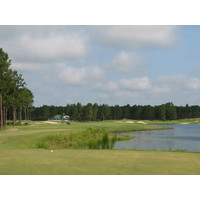 No. 9 at the Lakes Golf Course at Laura Walker State Park in Waycross, Ga., has water all down the right side. 